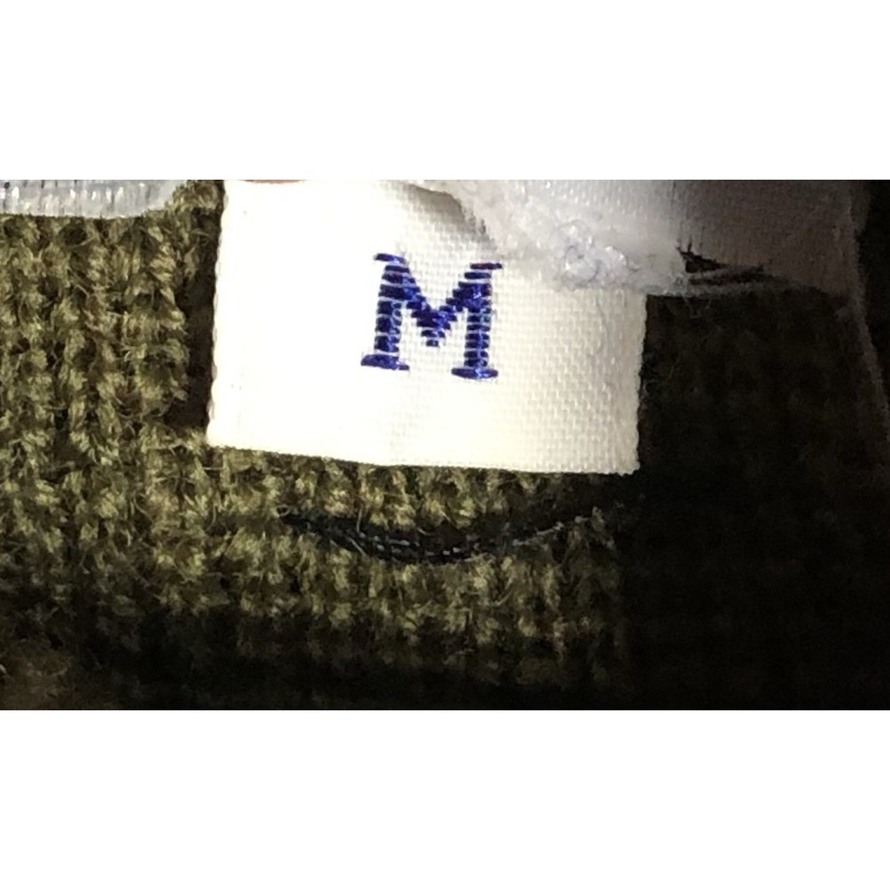 Vtg 80s Funky Statement Sweater Meister Star Shoulder Turtleneck Novelty M B42 - Picture 12 of 12